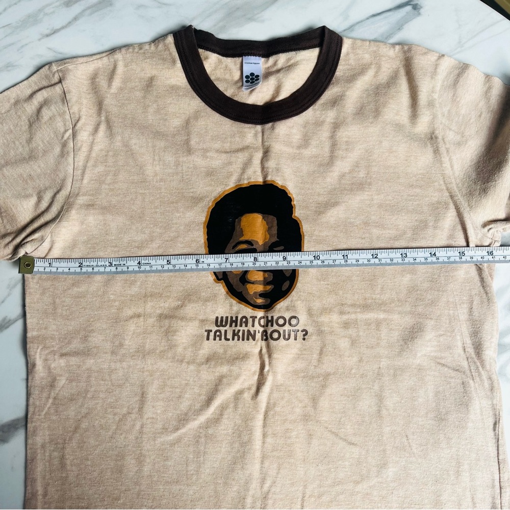 American Apparel Gary Coleman Vintage “Watchoo Talkin ‘Bout?” Graphic Tee - Picture 6 of 7